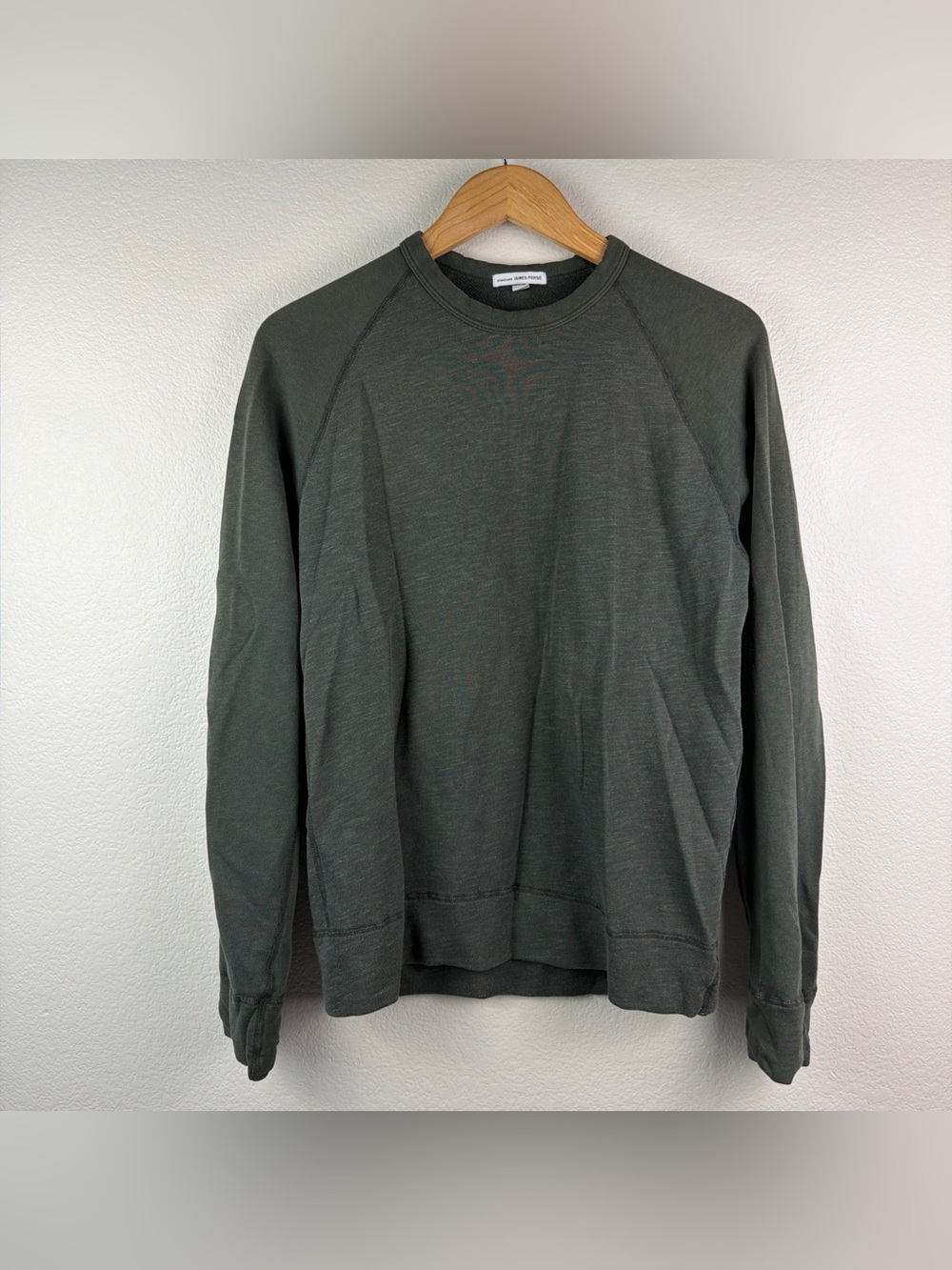 Standard James Perse Sweatshirt Pullover Olive Green Women’s 1